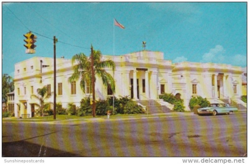 Florida Eustis City Hall Public Library and City Auditorium 1966