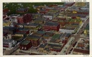 Business District in Hastings, Nebraska