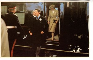 Charles and Diana, Alighting from Royal Train, Royal Wedding 1981