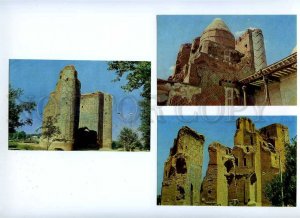 182245 Uzbekistan Shakhrisabz & Termez Set of 14 old postcards