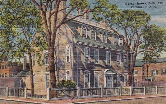 New Hampshire Portsmouth Warner House Built 1723