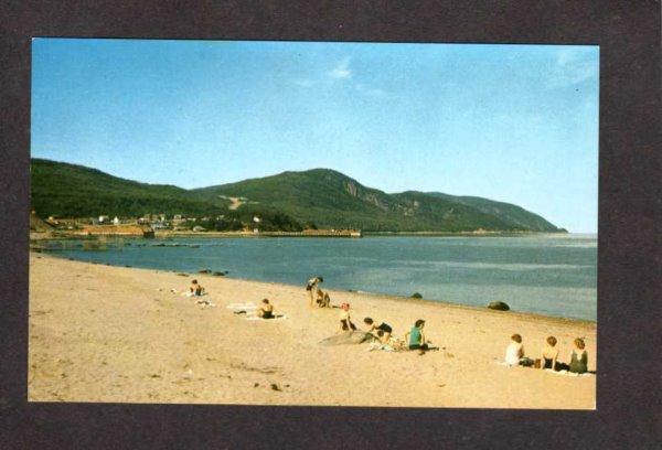 PQ  Beach Plage St Simeon Charlevoix Postcard Carte Postale Quebec Canada