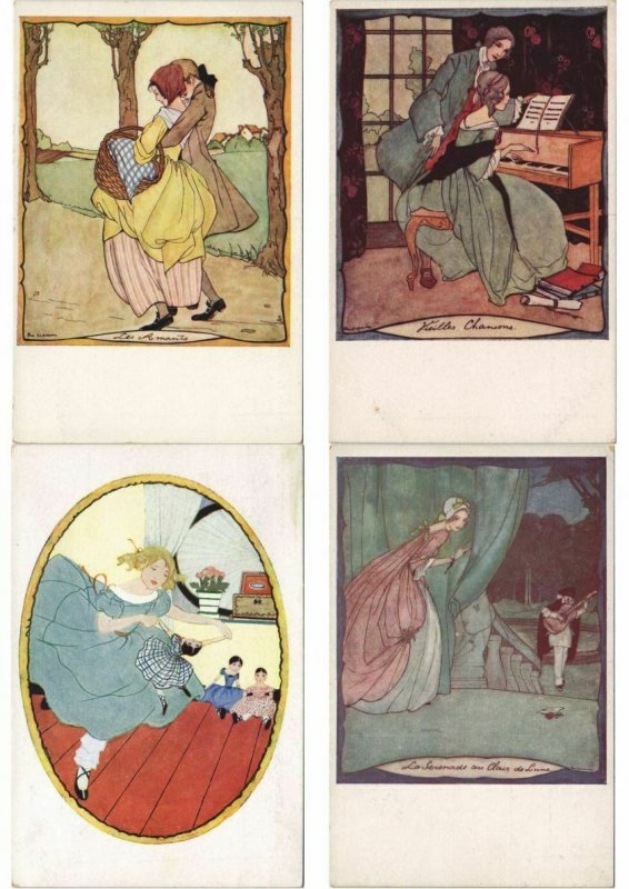 RIE CRAMER ILLUSTRATEUR Mostly CHILDREN, COLLECTION OF 200 CPA (L3745)