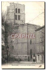 Postcard Montbrison Old Cathedral of Our Lady