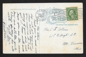 Public Library Outside Utica NY Used c1915