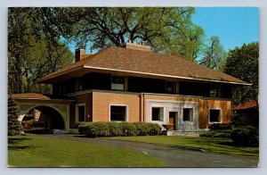 JH3/ River Forest Illinois Postcard Chrome Winslow House Frank Lloyd Wright 72