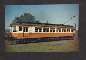 IA Waterloo, Cedar Falls & Northern 100 Railroad Trolley Car Iowa Postcard