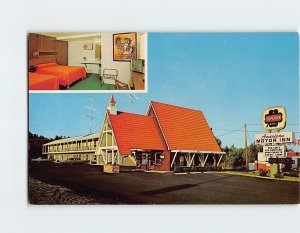 Postcard American Motor Inn, Waterville, Maine