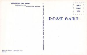 Logansport IN High School Dexter Press Postcard