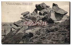 Old Postcard Around Tregastel Plougasnou Trimel Pointe Decapition of the Rock...