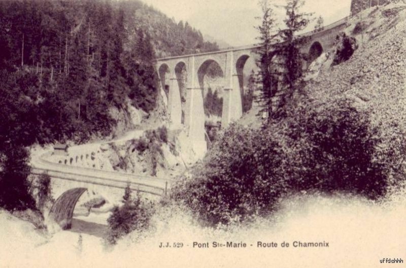 PONT STE-MARIE ROUTE DE CHAMONIX FRANCE
