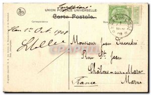 Old Postcard From Han Cave Lake D Boarding