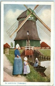 Postcard - De Watermolen - Volendam, Netherlands