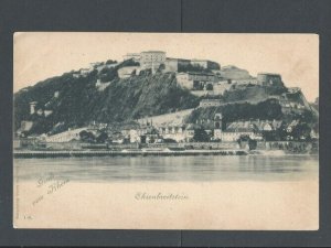 Ca 1895 Post Card Germany Fortress In Koblenz Built About 1817 Grus Aus UDB