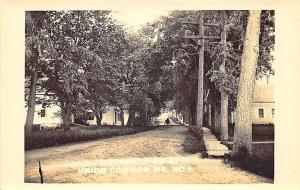 Union Common ME Dirt Street Horse & Wagon RPPC Postcard