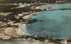 Kennebunk Beach Maine ME Aerial View of Beaches Vintage Postcard