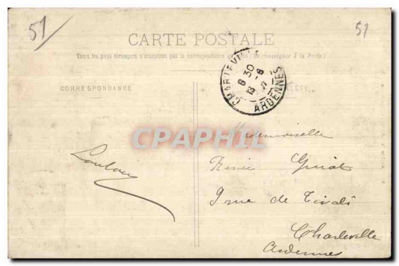 Old Postcard Camp Chalons