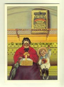 ad3366-The Happy Life Flour Co's Little Boy With Cake - Modern Advert Postcard