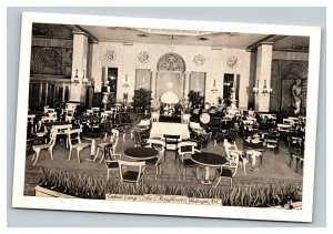 Vintage 1920's Postcard Cocktail Lounge The Mayflower Hotel Washington DC