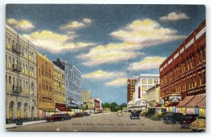 1930s MERIDIAN MISSISSIPPI FIFTH STREET WOOLWORTH SEARS  POSTCARD P3359