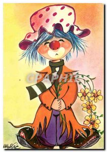 Postcard Modern Clown