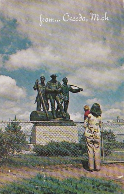 Michigan Oscoda Lumbermen's Monument 1956