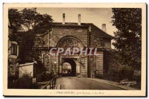 Phalsbourg Old Postcard Saverne near the door