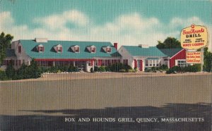 Postcard Fox and Hounds Grill Quincy MA