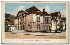 Old Postcard Sainte Marie Aux Mines The Theater