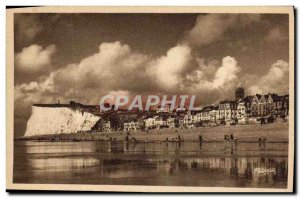 Old Postcard From The Beach Sea View Taking On The Sand And Its Protection