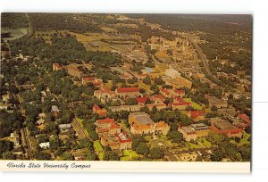 Tallahassee Florida FL Vintage Postcard Florida State University Aerial View