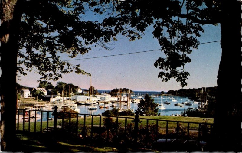 Maine Camden View From Library