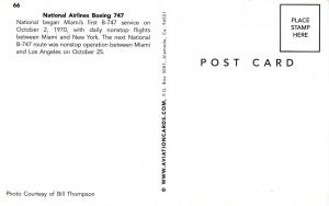 National Airlines - Boeing 747