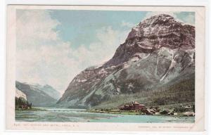 Mt Steven & Hotel Field British Columbia Canada 1905c postcard