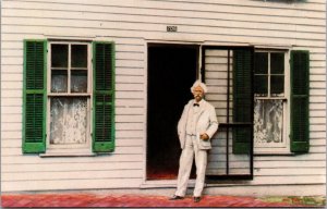 Mark Twain's Last Visit to His Boyhood Home Hannibal MO Postcard PC195