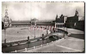 Old Postcard Sevilla Plaza de Espana Vista General