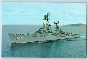 Postcard USS Richard Edwards Hull Class Puget Sound Warship Battleship c1960's