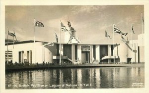 New York World's Fair1939 British Pavilion Underwood RPPC Photo Postcard 21-8814