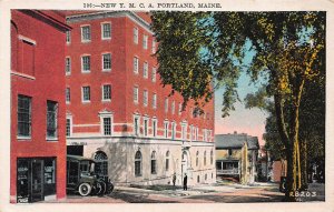 New Y.M.C.A., Portland, Maine, Early Postcard, Unused