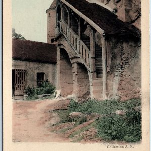 c1900s Meaux, Paris, France Postcard Staircase L'Escalier Unused Collection A76