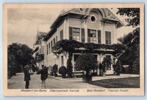 Mondorf-les-Bains Luxembourg Postcard Thermal Establishment 1918 Antique