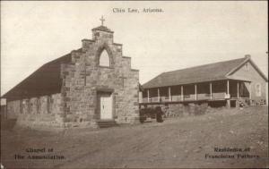 Chinle Chin Lee AZ Chapel of Annunciation c1910 Postcard