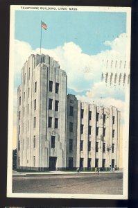 Lynn, Massachusetts/MA Postcard, View Of Telephone Building, 1935!