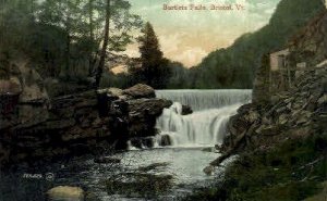 Bartlets Falls - Bristol, Vermont VT Postcard