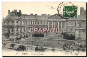 Old Postcard Amiens Courthouse