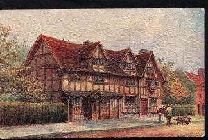 Warwickshire Postcard - Shakespeare's Birthplace, Stratford-On-Avon   RS697