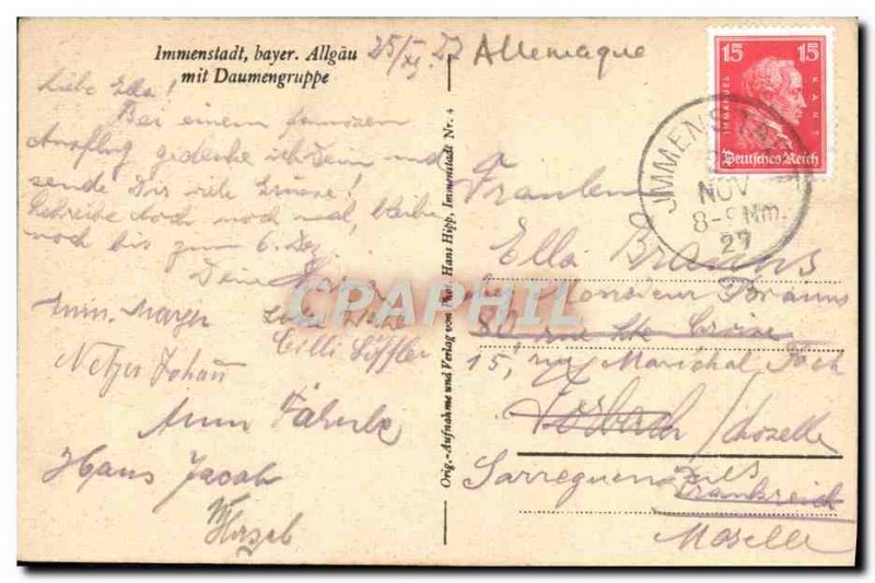 Old Postcard Immenstadt