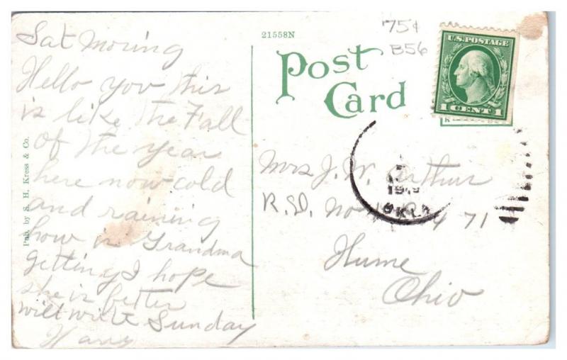 1919 First National Bank, Tulsa, OK Postcard