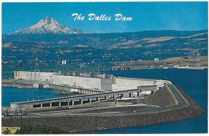 The Dalles Dam on the Columbia River Between Oregon & Washington