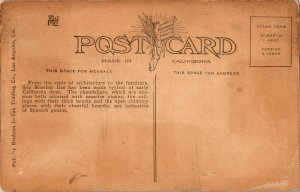 Reception Room at Glenwood Mission Inn Riverside CA Vintage Postcard A36